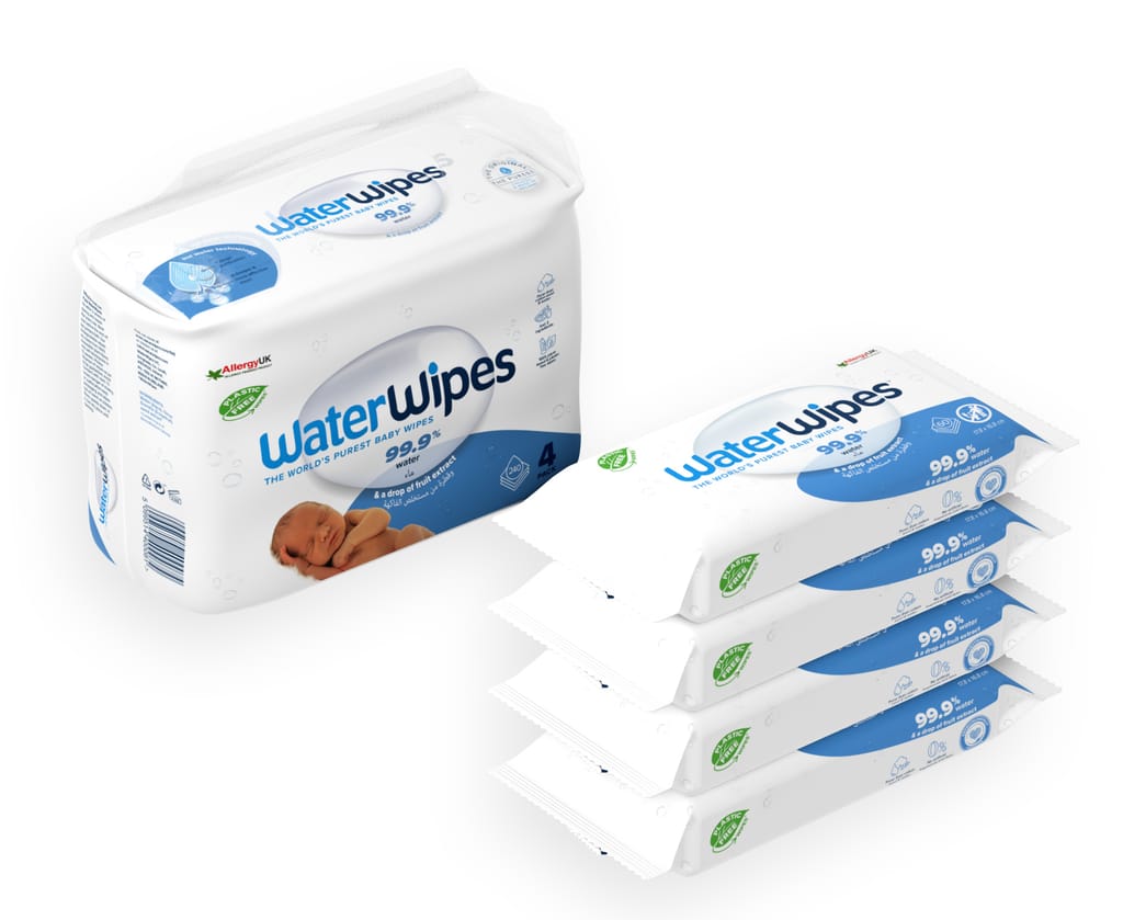 Waterwipes Soapberry Toddler Wipes 4X60 Wipes