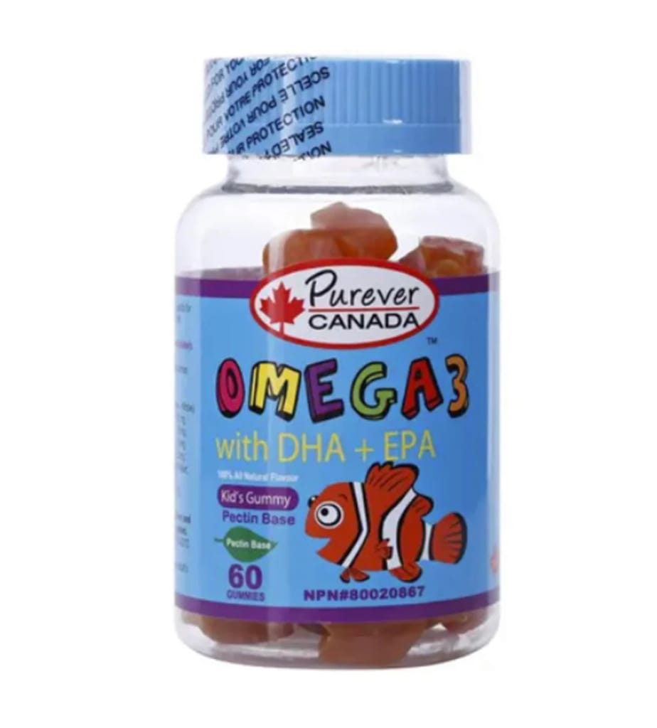 Pureever Canada Dietary Supplement DHA+EPA &Amp; Omega 3 - 60 Sweet