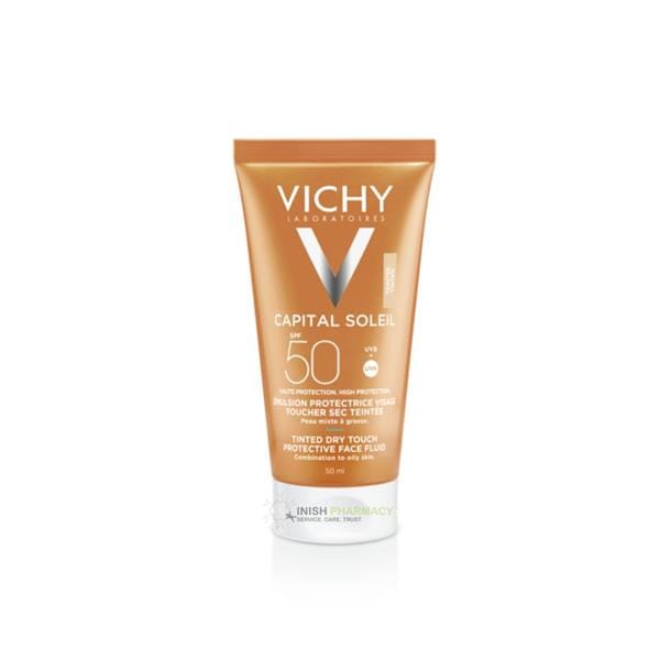 VICHY Capital Soleil Tinted Mattifying Face Fluid Dry Touch SPF50 50 ml