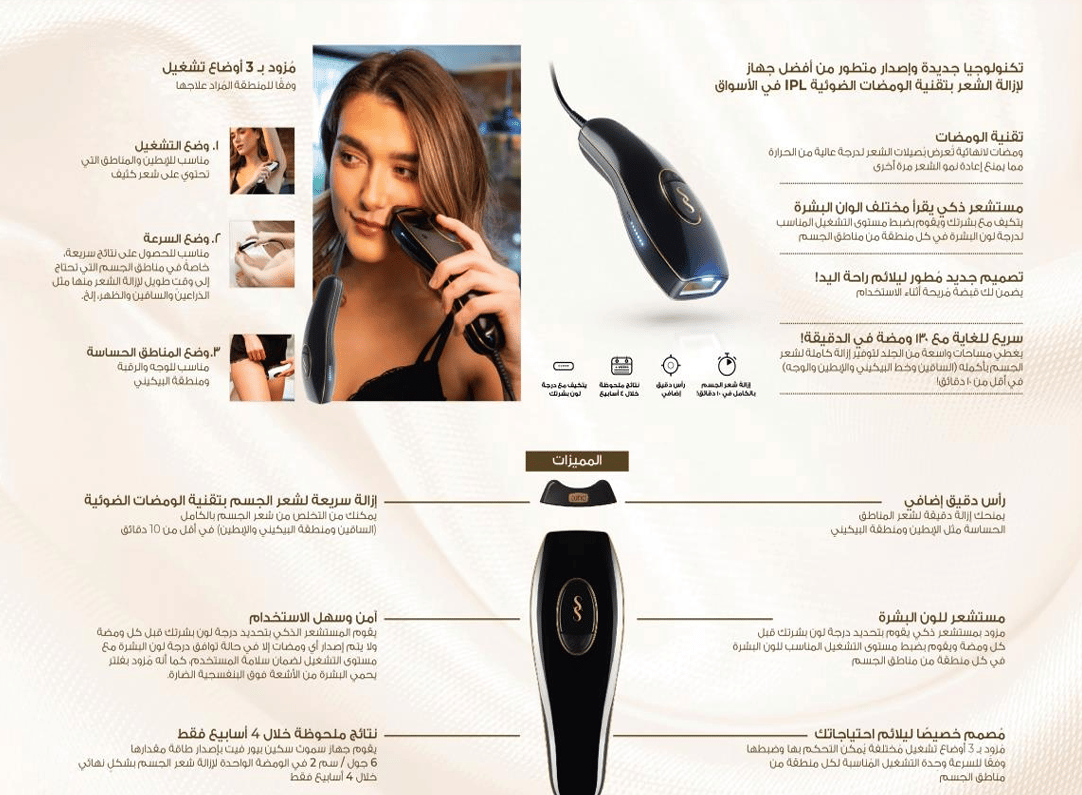 SmoothSkin Pure Fit IPL Hair Removal Device