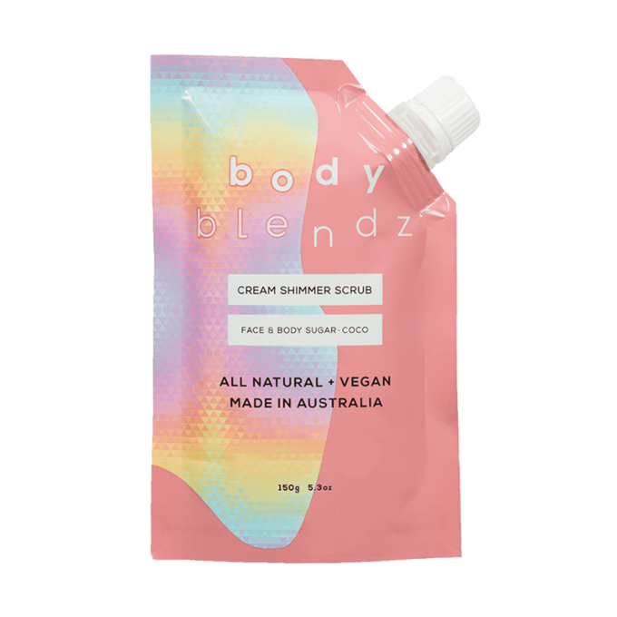B-Blandz Sugr Coco Cm Shimmer Scrub 150G