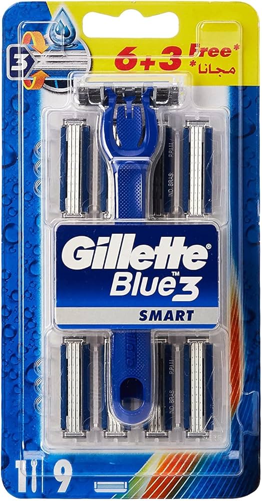 GILLETTE BLUE 3 SMART 594 R+8 (6+3 FREE)