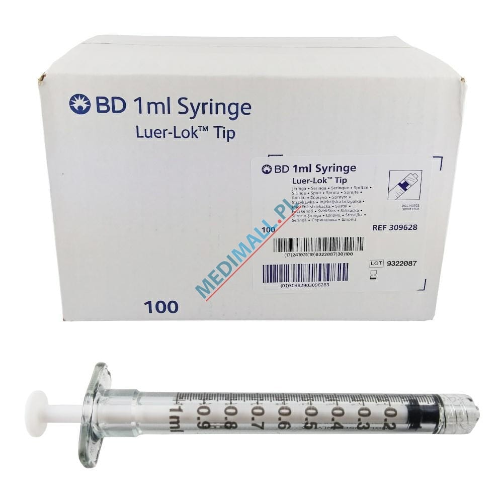 Syringe 1ml 100pcs