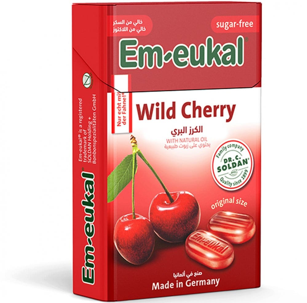 Em Eukal Wild Cherry Lozenges 50 Gm Box