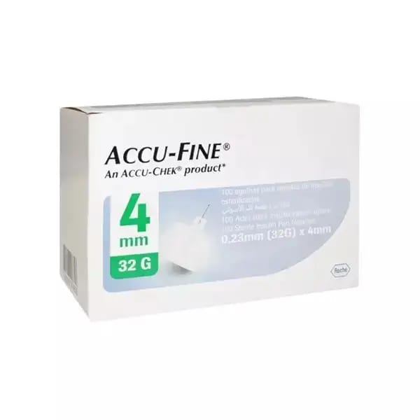 Accu Fine Insulin Pen Needle 4mm