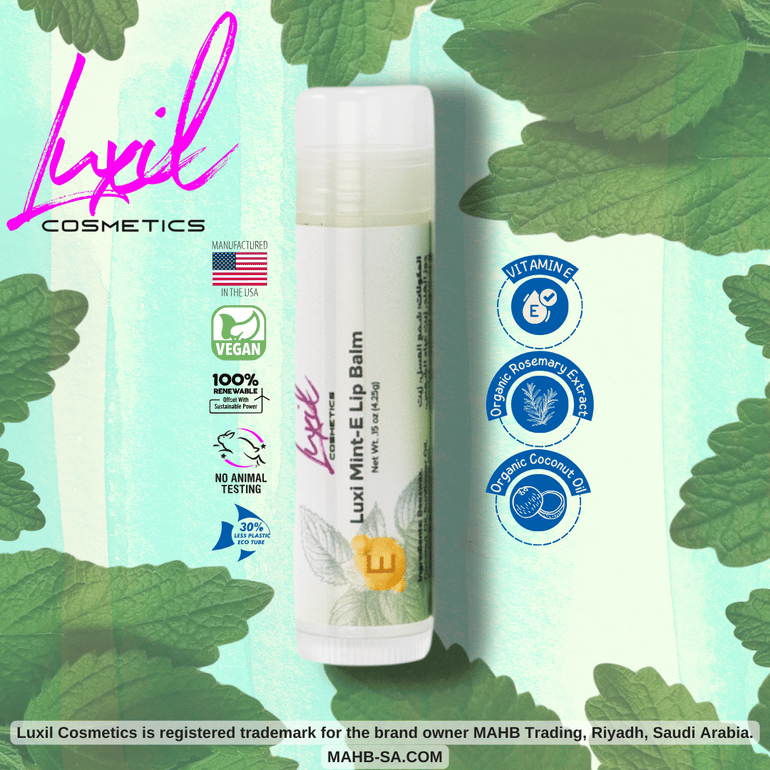 Luxi Mint-E Lip Balm with Vitamin E