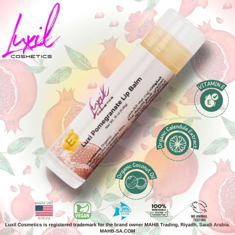 Luxi Pomegranate Lip Balm withVitamin E
