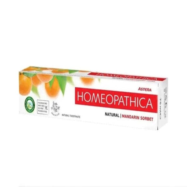 Astera Toothpaste Astera Homeopathica Natural - Mandarin Sorbet 75 Ml