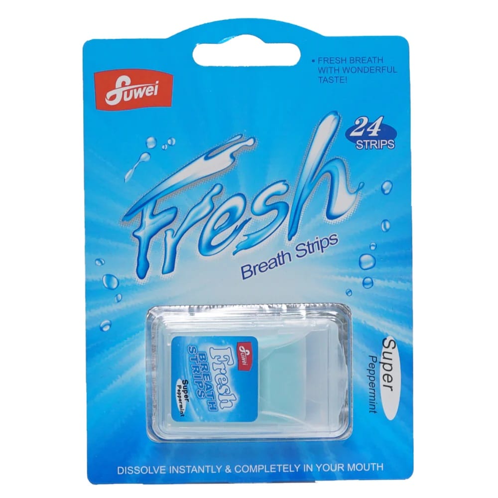 Fresh Breath Strips Mint 24 Strips