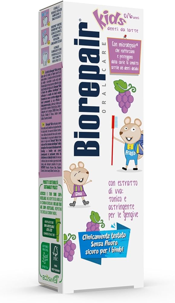 Biorepair Kids 0-6 Grape Flavour 50ml
