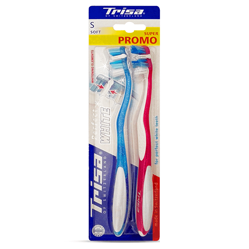 Trisa Com Whit 2Pk T.B. S