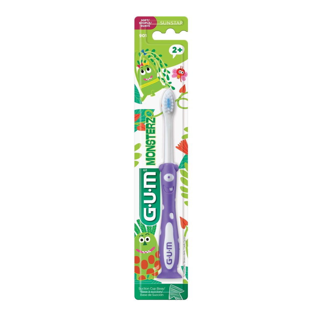 GUM TOOTHBRUSH MONSTER KIDS 3-6 YEARS