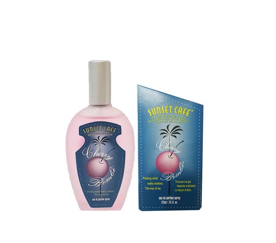 Sunset Cafe Cherry Bombe Unisex Eau De Parfum 22ml