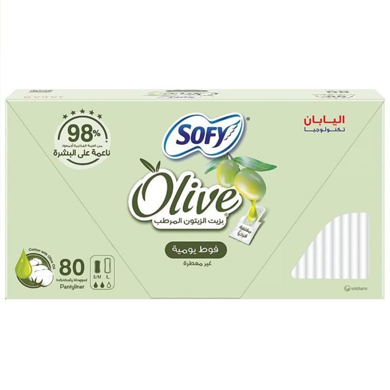 Sofy Pantyliner Olive Regular (5X80)
