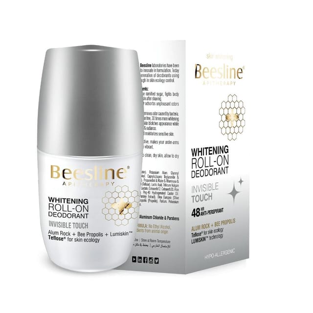 Beesline Roll-On Deo Invisible Tuch(1+1)