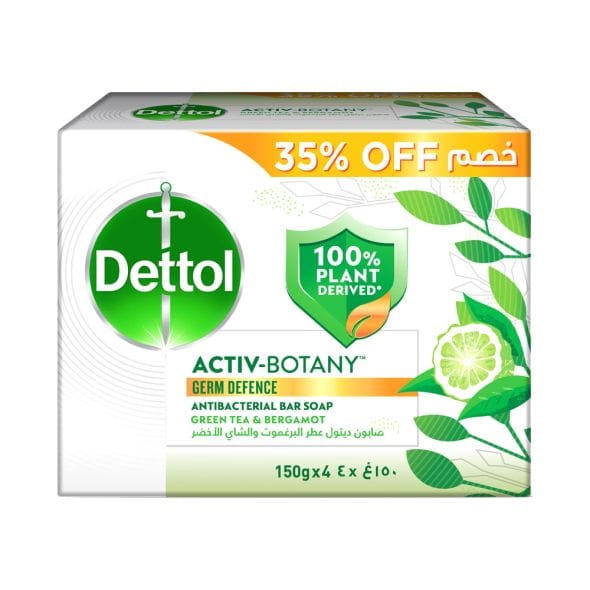 Dettol Soap Green Tea & Bergamot 150g