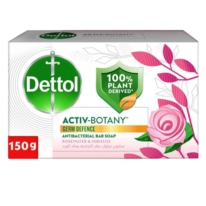 Dettol Soap Hibiscus & Rose Water 150g