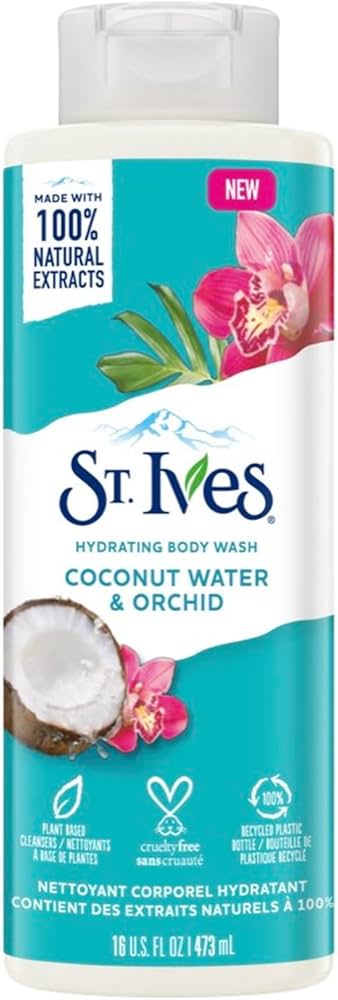 St.Ives Body Wash Coco Water+Orchid 16Oz