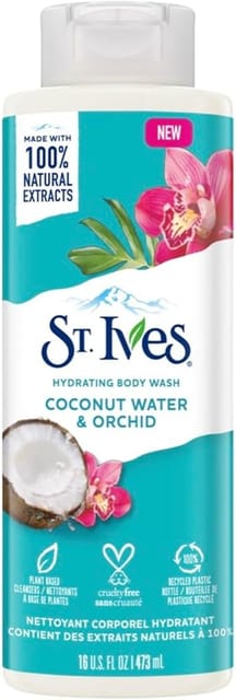 St.Ives Body Wash Coco Water+Orchid 16Oz