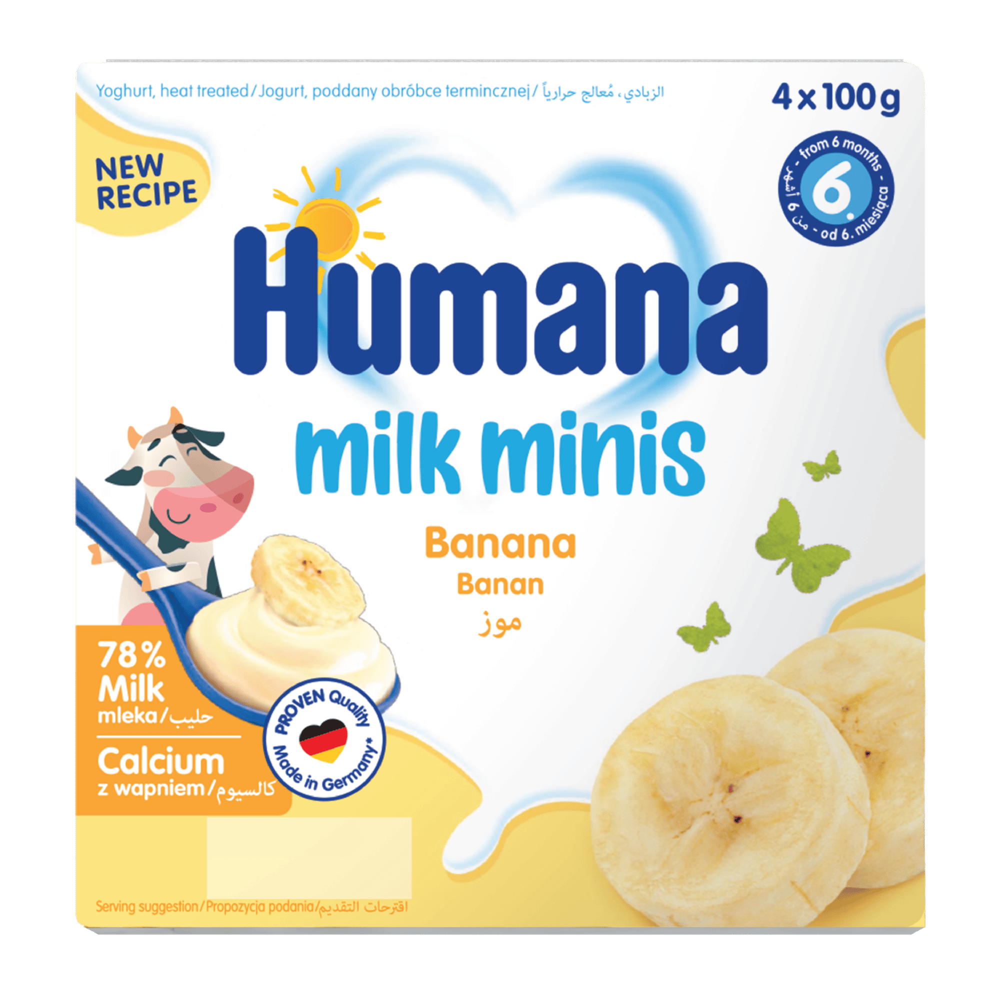 Humana Milk Mini Baby Snack Banana