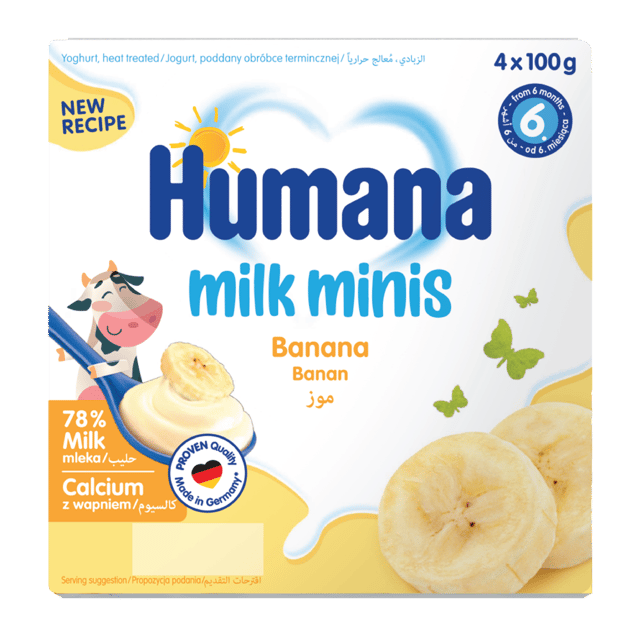 Humana Milk Mini Baby Snack Banana