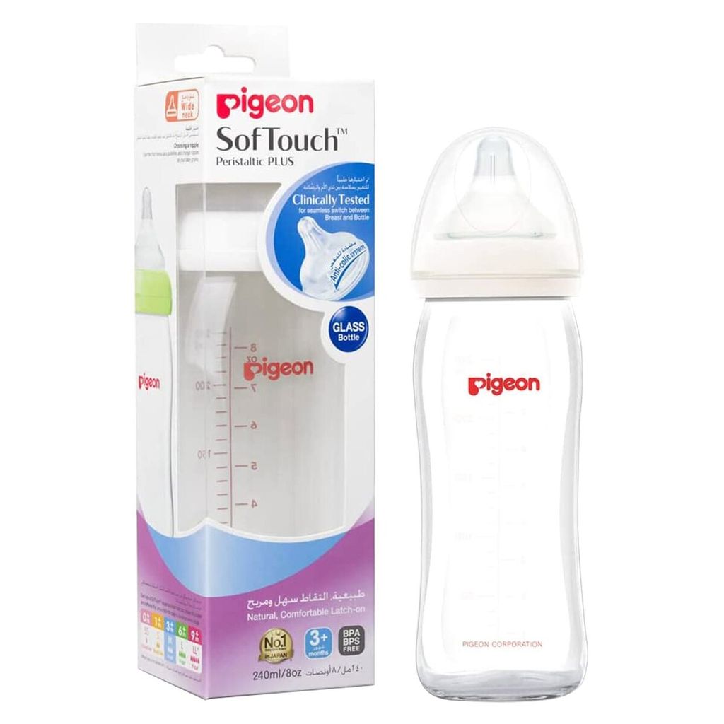 Pigeon Softouch™ Glass Bottle 240Ml