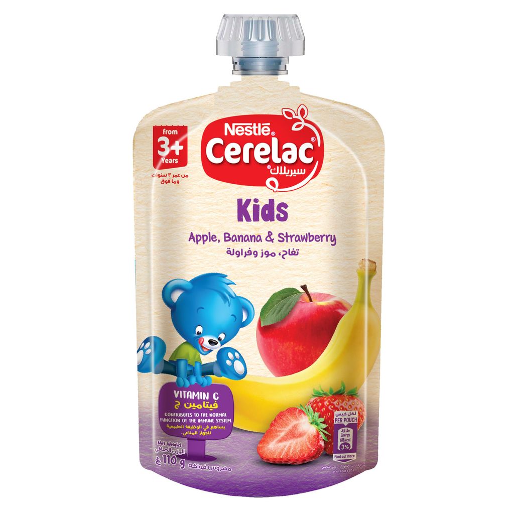 Cerelac Kids Apple+ Banana & Strawb 110g