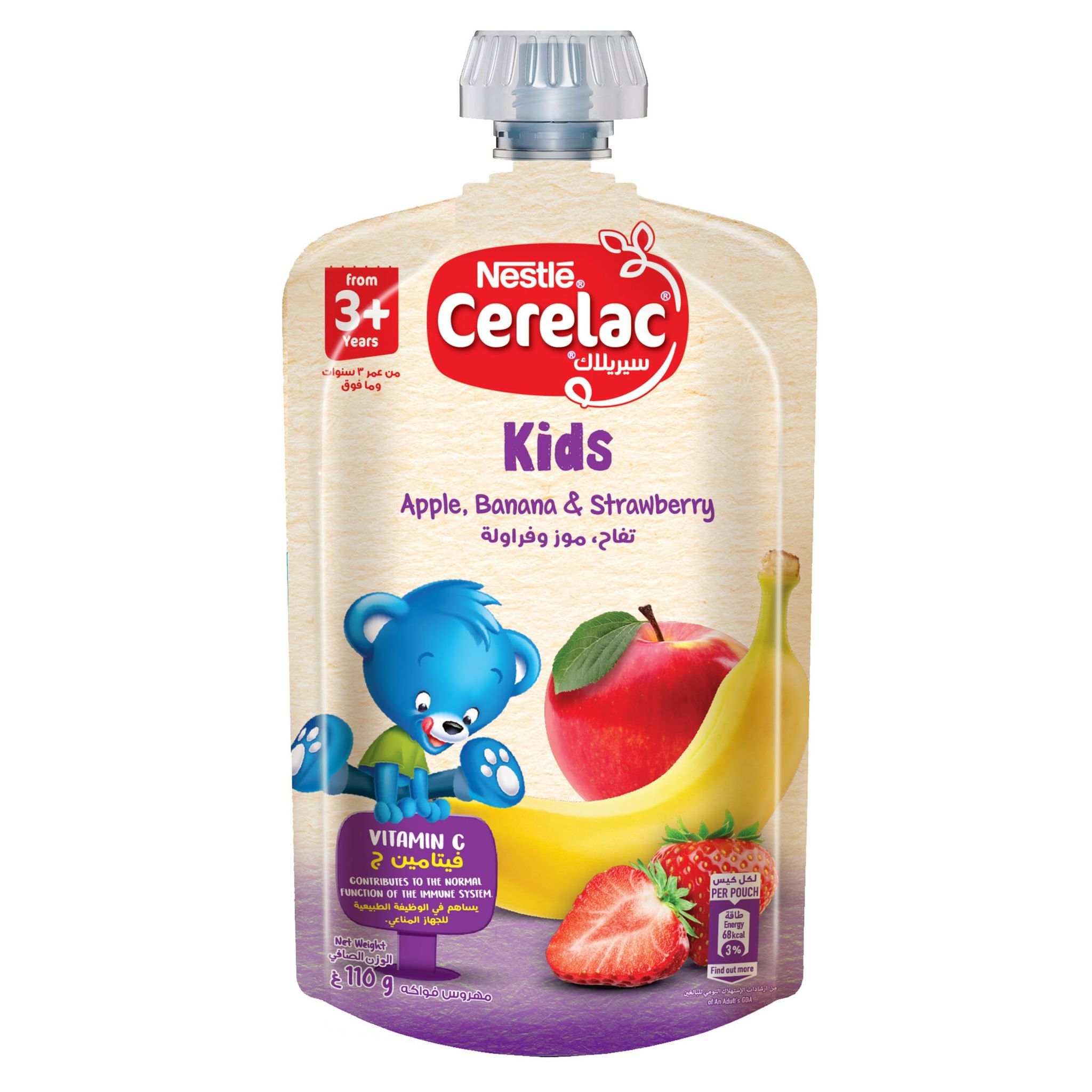 Cerelac Kids Apple+ Banana & Strawb 110g