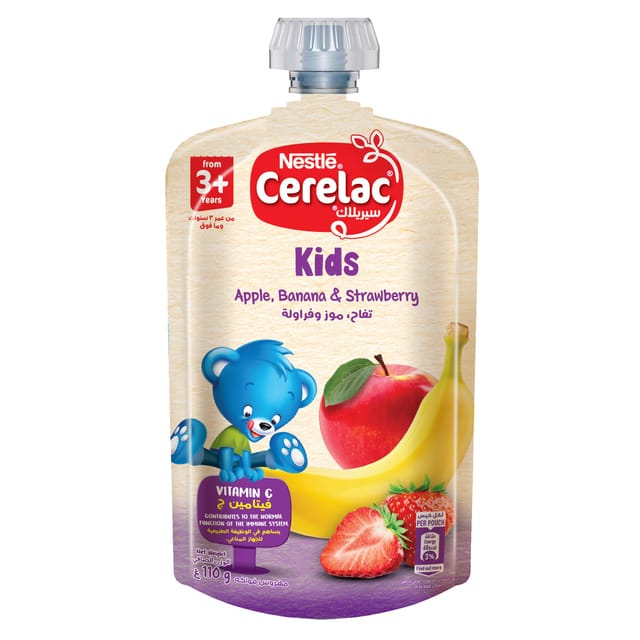 Cerelac Kids Apple+ Banana & Strawb 110g