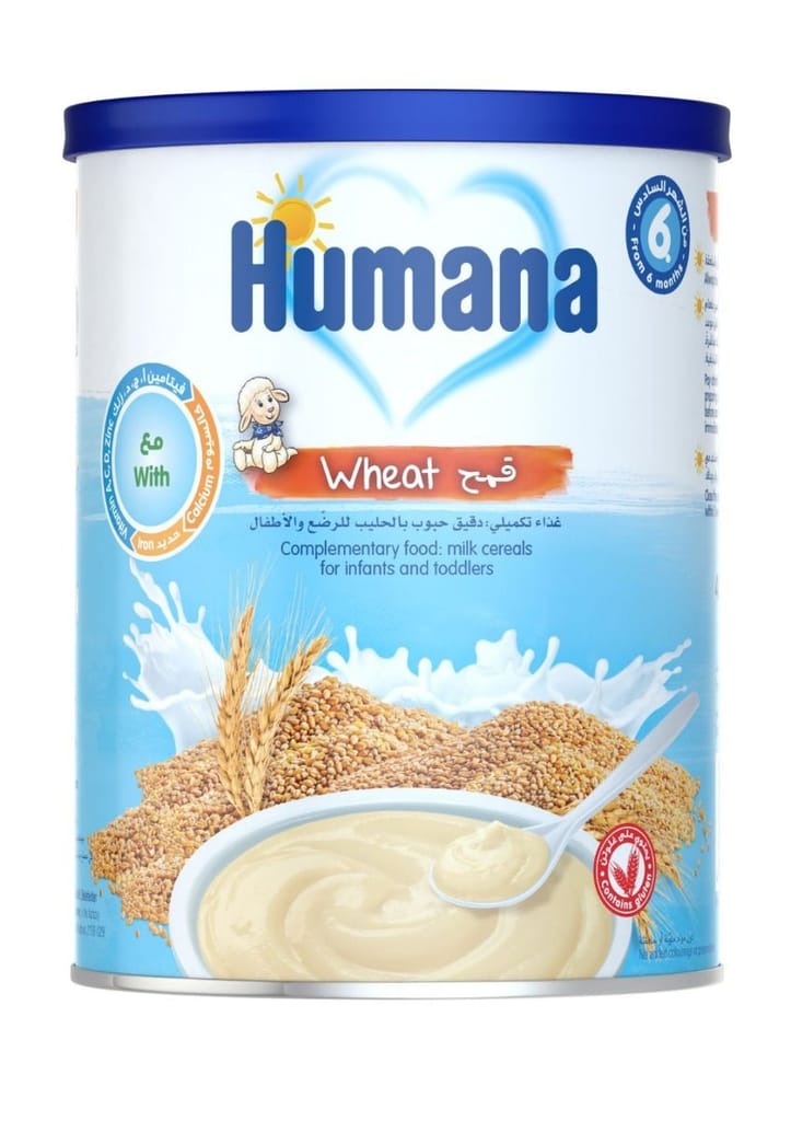 Humana Baby Cereal Wheat With Milk 400G