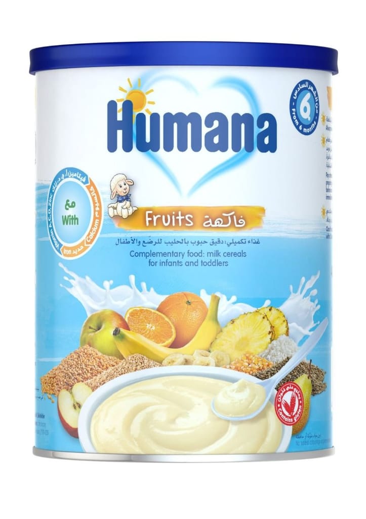 Humana Baby Cereal Fruits With Milk 400G