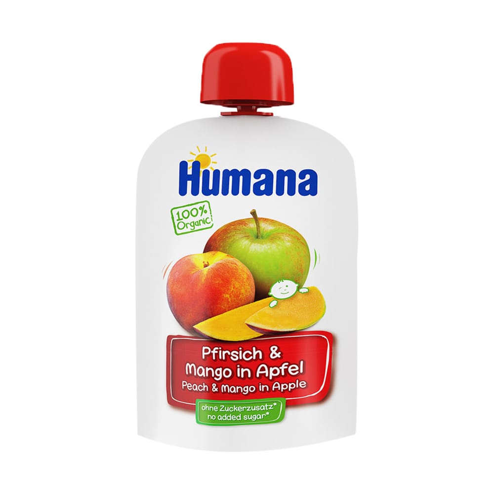 Humana Organic Peach & Mango & Apple +8M