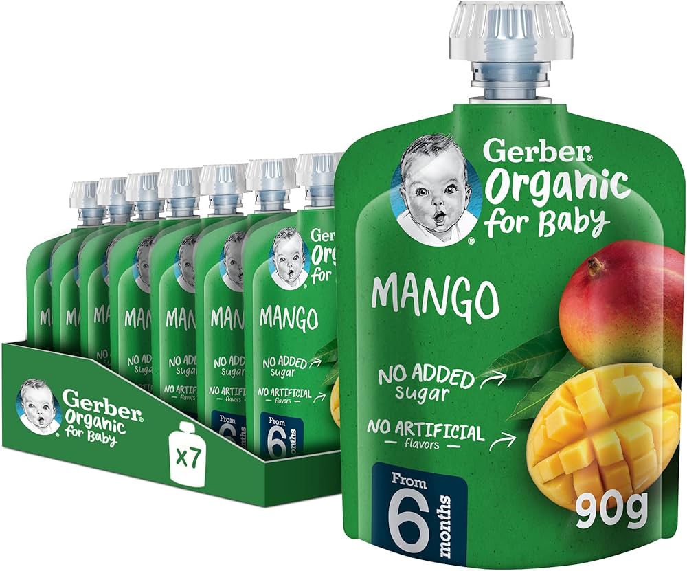 GERBER Organic Mango 7x90gPR