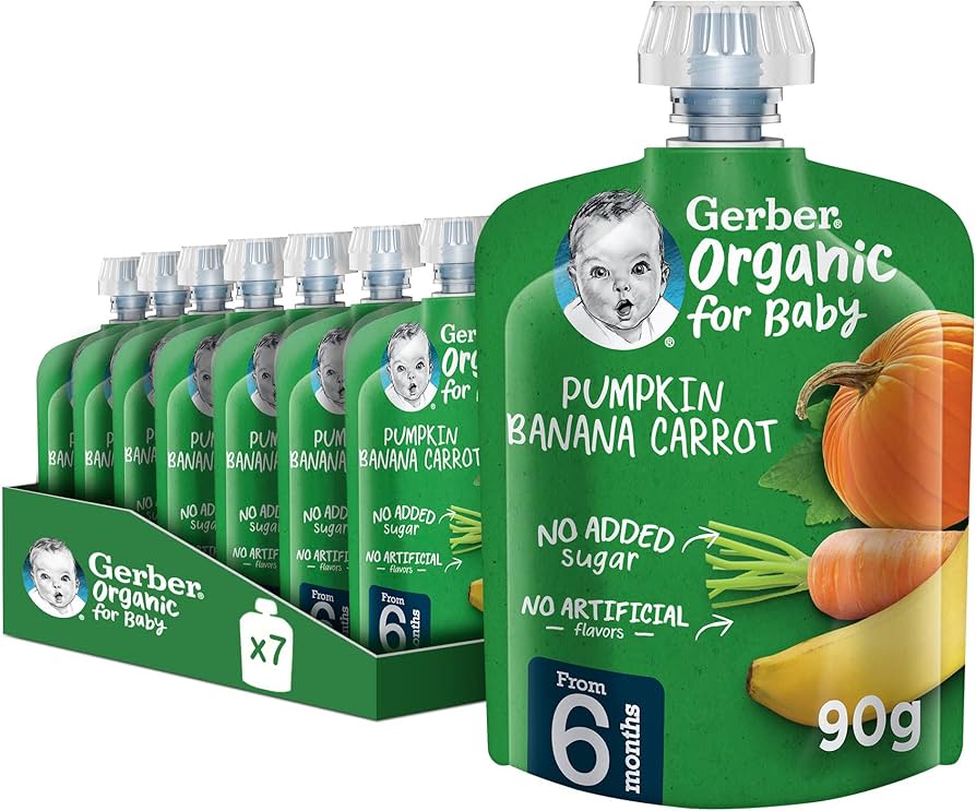 GERBER PumpknBnaCarotOrgnc7x90