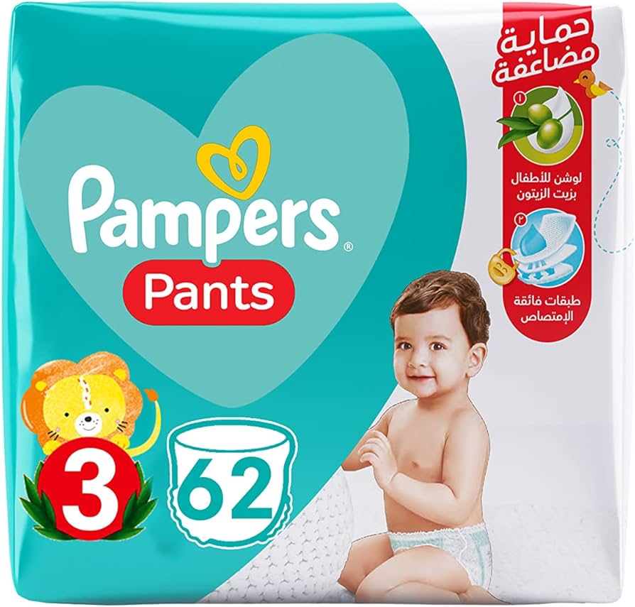 بامبرز عناية مميزة كلوت، مقاس 3 (6-11 كجم) 56حبة