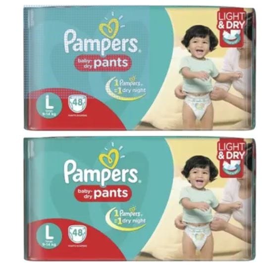 Pampers No-4 Large Pants 2x48