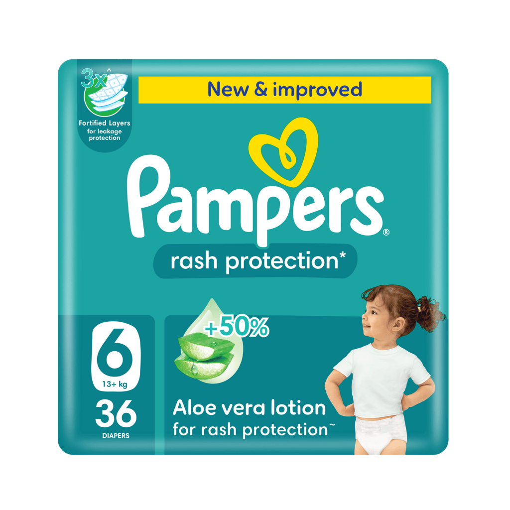 Pampers No-6 XXL Junior Jumbo Pack 2x36