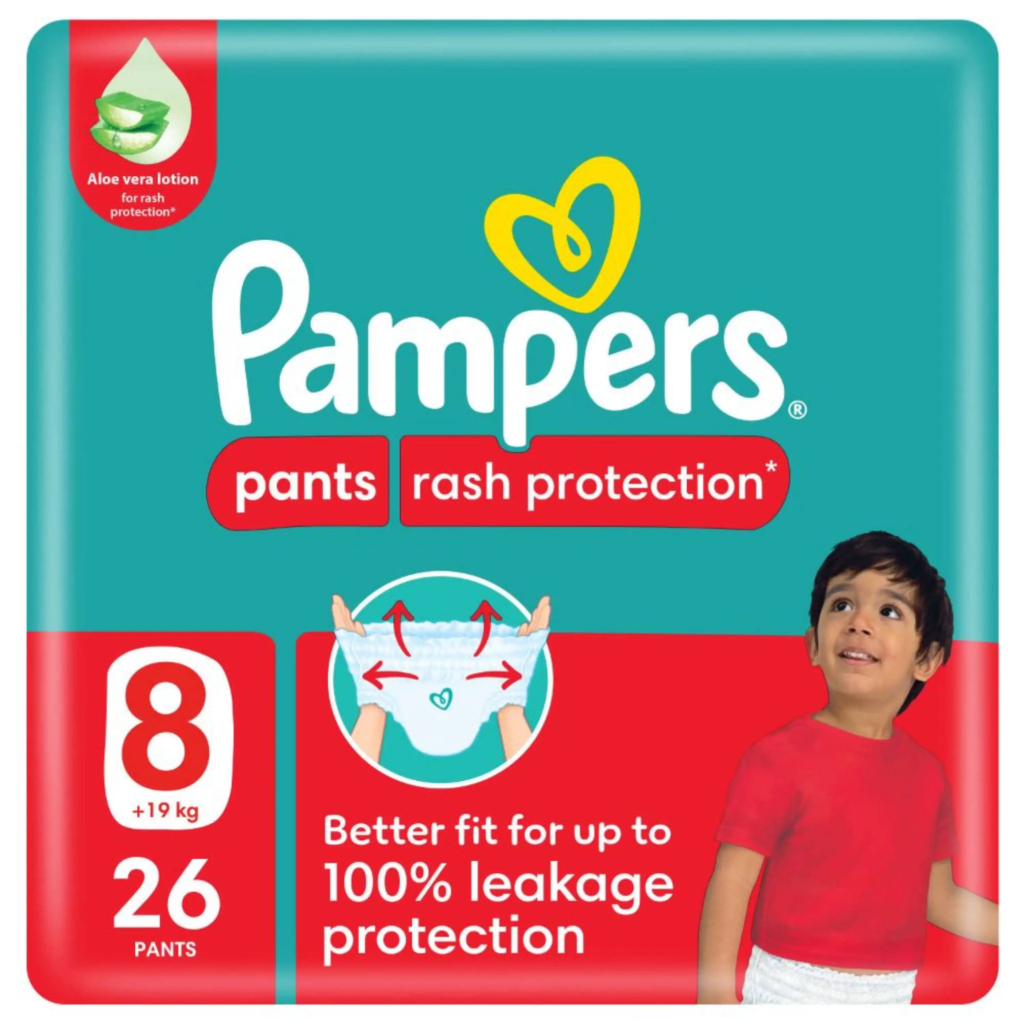 Pampers No-8 XXXXL Pants 4x26