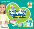 Babyjoy Compressed Diapers, Size 7 54Pc