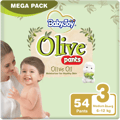 Babyjoy Culotte Healthy Skin With Olive Oil, Size 3, 54 Diapers