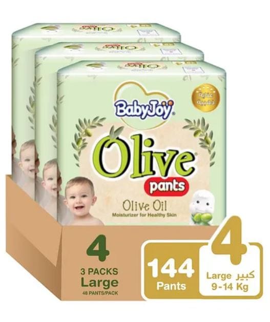 Babyjoy Culotte Healthy Skin With Olive Oil, Size 4,48 Diapers