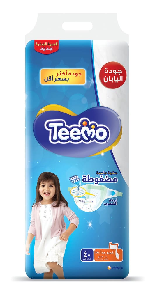 Teemo Baby Diapers Size 6 40Pc