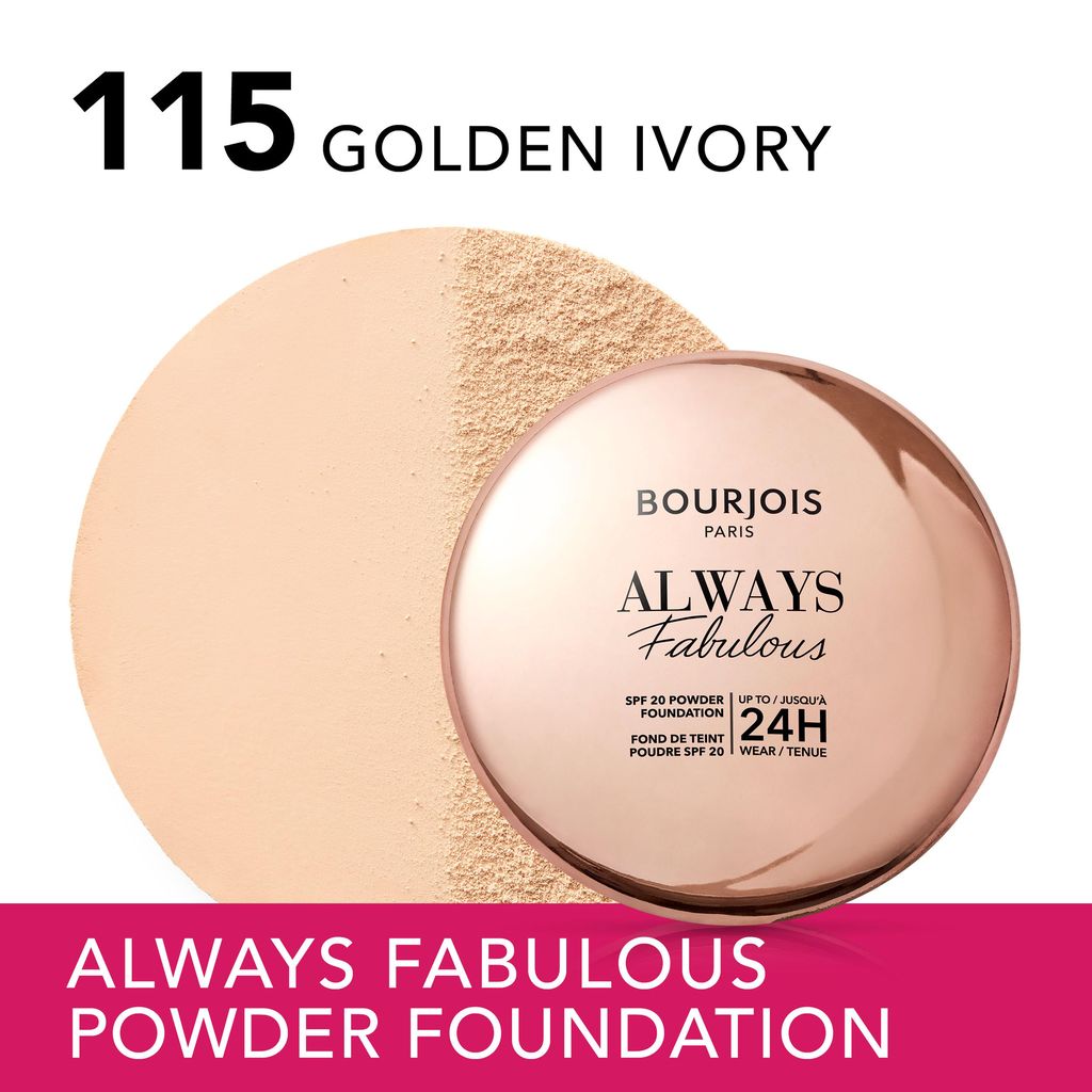 Bourjois Always Fabul Compact Powder#115