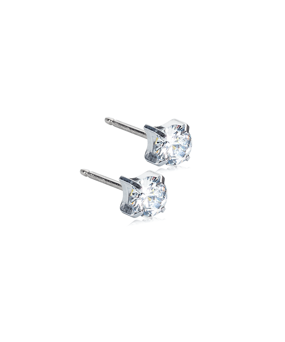 Blomdahl - D - 5mm Tiffany CZ White