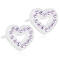 Blomdahl - D - 10mm Heart Hollow Violet