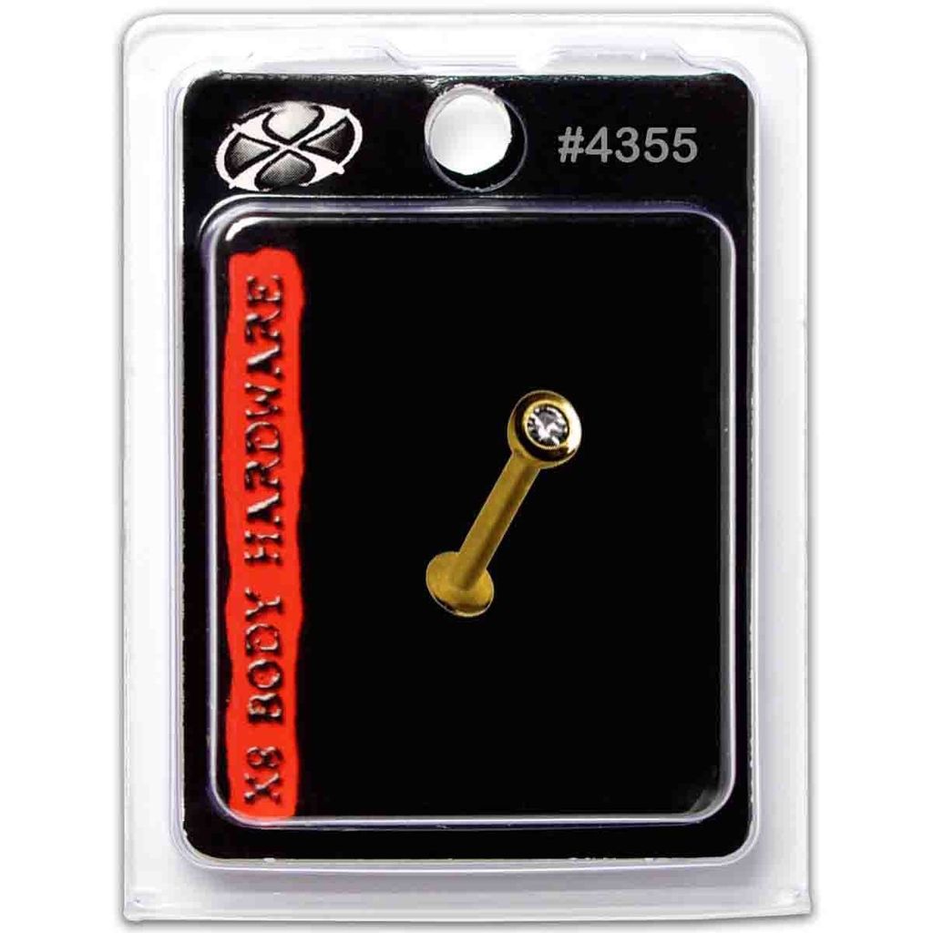X8 Body Hardware 4355 Lip/Labret Crystal