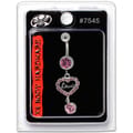 X8 Body Hardware 7545 Navel Love Heart