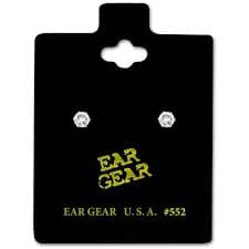 Ear Gear Gold 552 Cubic Zirconia 2mm