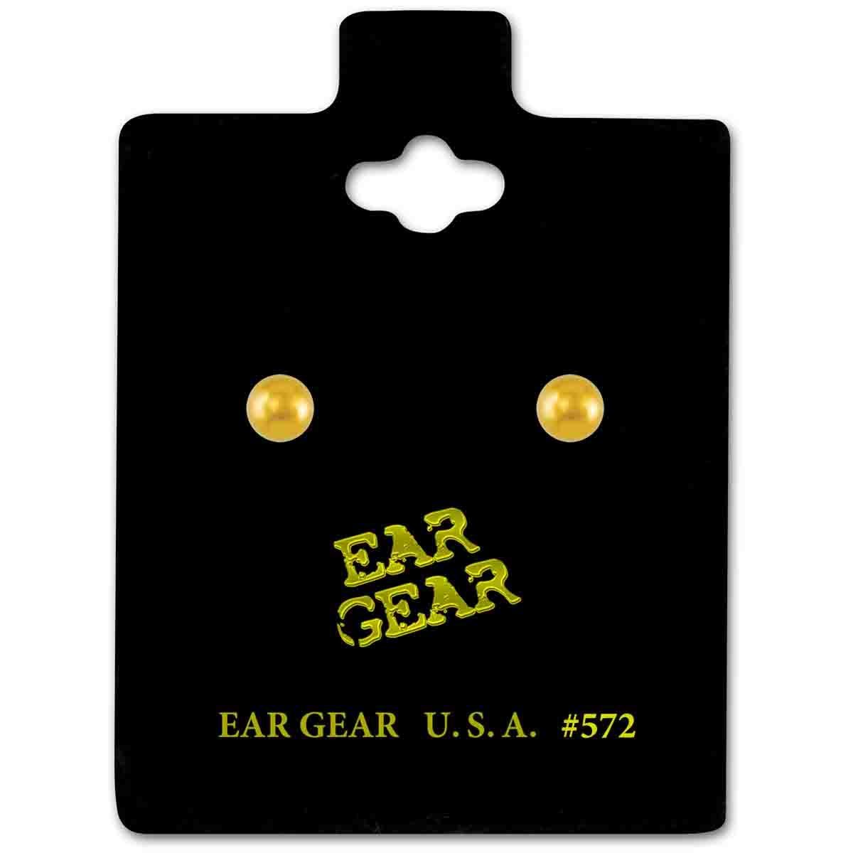 Ear Gear Gold 572 Ball Style 2mm
