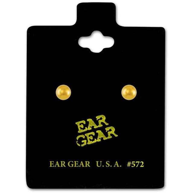 Ear Gear Gold 572 Ball Style 2mm